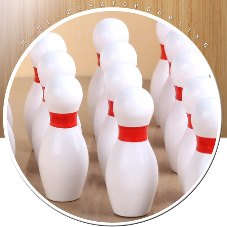 Mini Puzzle Desktop Bowling Indoor Parent-Child Decompression Toy Size: