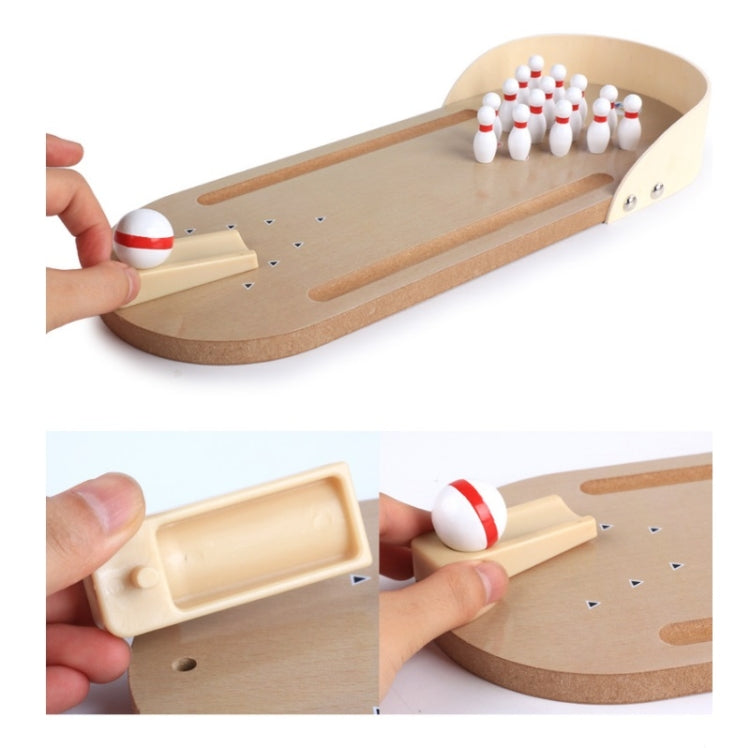 Mini Puzzle Desktop Bowling Indoor Parent-Child Decompression Toy Size: