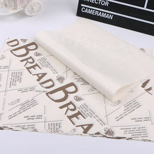 Load image into Gallery viewer, 100 Sheets / Pack Cake Greaseproof Paper Baking Packaging Plate Paper Hamburger Paper, Colour: Classical Newspaper, Classical Newspaper, Color Pastry, Orange Tower, White English, Coffee English, Wheat English, Pure White, Thick Kraft Paper, Gray Tower...