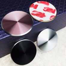 Load image into Gallery viewer, 10 PCS CD Texture Aluminum Alloy Magnetic Sheet Magnetic Patch Set For Car Phone Holder, With Alcohol Cotton Sheet And Protective Film, Black, Silver, Tyrant Gold, Rose Gold