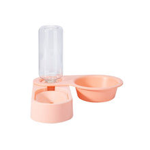 Load image into Gallery viewer, Pet Supplies Dog Cat Food Bowl Folding Rotating Double Bowl, Green Without Bowl, Purple Without Bowl, Pink Without Bowl, Gray Without Bowl, Green With Bowl, Purple With Bowl, Pink With Bowl, Gray With Bowl