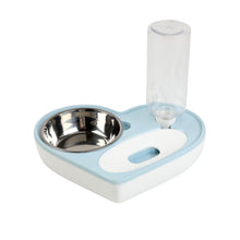 Load image into Gallery viewer, Pet Bowl Love And Moisture-Proof Mouth Dual-Use Bowl Cat Automatic Water Bowl, Blue, Grey, Pink