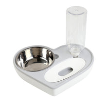 Load image into Gallery viewer, Pet Bowl Love And Moisture-Proof Mouth Dual-Use Bowl Cat Automatic Water Bowl, Blue, Grey, Pink