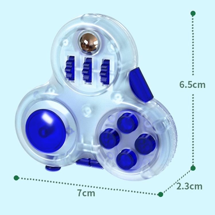 2 PCS Decompression Artifact Boring Vent Fingertip Magic Square Handle Fun Toy