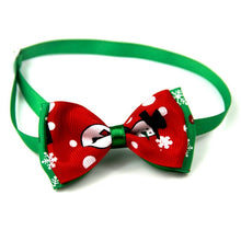 Load image into Gallery viewer, 5 PCS Christmas Holiday Pet Cat Dog Collar Bow Tie Adjustable Neck Strap Cat Dog Grooming Accessories Pet Product