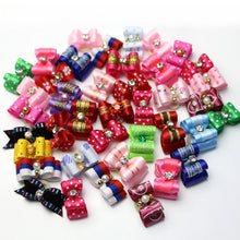 Load image into Gallery viewer, 10pcs Handmade Cute Pet Dog Bow Loverly Bowknot Dog Ties, Loverly Bowknot Dog Ties