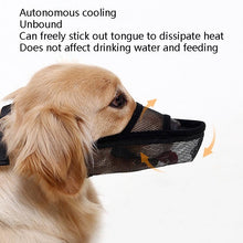 Load image into Gallery viewer, Dog Mouth Cover Anti-Bite Mesh Dog Mouth Cover Medium And Large Dogs Anti-Drop Mask, XXS, XS, S, M, L, XL