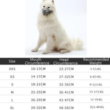 Load image into Gallery viewer, Dog Mouth Cover Anti-Bite Mesh Dog Mouth Cover Medium And Large Dogs Anti-Drop Mask, XXS, XS, S, M, L, XL