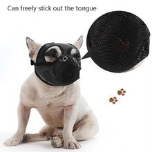 Load image into Gallery viewer, Bulldog Mouth Cover Flat Face Dog Anti-Eat Anti-Bite Drinkable Water Mouth Cover, S, M, L