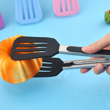 Load image into Gallery viewer, Kitchen Food Tongs Hotel Steak Tongs Insulated Long-Handled Bread Tongs Barbecue Clip Barbecue Clip, Bread Clip(Blue), Bread Clip(Black), Bread Clip(Purple), Bread Clip(Pink), Bread Clip(Red)