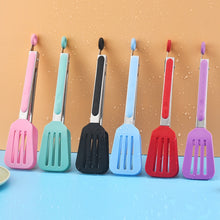 Load image into Gallery viewer, Kitchen Food Tongs Hotel Steak Tongs Insulated Long-Handled Bread Tongs Barbecue Clip Barbecue Clip, Bread Clip(Blue), Bread Clip(Black), Bread Clip(Purple), Bread Clip(Pink), Bread Clip(Red)