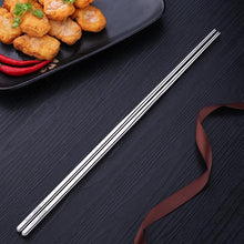 Load image into Gallery viewer, 1 Pair Extended Chopsticks Stainless Steel Non-Slip Anti-Scalding Long Chopsticks Noodle Chopsticks Hot Pot Chopsticks, 36cm