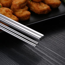 Load image into Gallery viewer, 1 Pair Extended Chopsticks Stainless Steel Non-Slip Anti-Scalding Long Chopsticks Noodle Chopsticks Hot Pot Chopsticks, 36cm