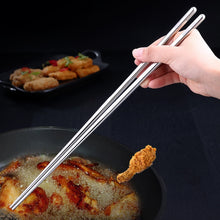 Load image into Gallery viewer, 1 Pair Extended Chopsticks Stainless Steel Non-Slip Anti-Scalding Long Chopsticks Noodle Chopsticks Hot Pot Chopsticks, 36cm