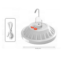 Load image into Gallery viewer, UFO Rechargeable Light Household Emergency Light Bulb Outdoor Camping Night Market Stall Light, V60 30 LEDs, V61 60 LEDs, V62 120 LEDs, V61 Solar Power 60 LEDs, V61 Solar + RC 60 LEDs, V62 Solar Power 120 LEDs, V62 Solar + RC 120 LEDs
