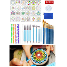 Load image into Gallery viewer, 53 PCS Mandala Drawing Tool With Storage Bag, Drawing Tool