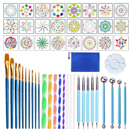 53 PCS Mandala Drawing Tool With Storage Bag, Drawing Tool