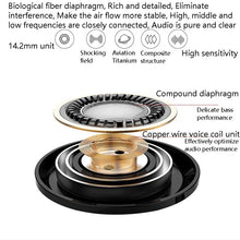 Load image into Gallery viewer, In-Ear Earphone Bass Mobile Phone Game Sports Wired Headset, Black, Silver