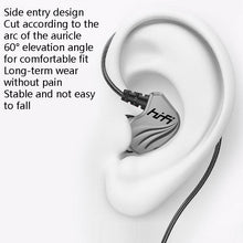 Load image into Gallery viewer, In-Ear Earphone Bass Mobile Phone Game Sports Wired Headset, Black, Silver