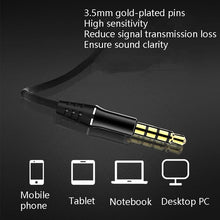 Load image into Gallery viewer, In-Ear Earphone Bass Mobile Phone Game Sports Wired Headset, Black, Silver