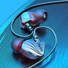 Load image into Gallery viewer, In-Ear Earphone Bass Mobile Phone Game Sports Wired Headset, Black, Silver