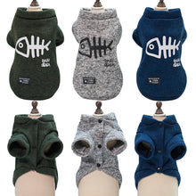 Load image into Gallery viewer, Autumn  Winter Pet Clothes Pet Vest Fishbone Hoodie for Puppy Dog, S, M, L, XL, XXL