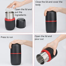 Load image into Gallery viewer, Electric Small Grinder Household Seasoning Miscellaneous Grains Chinese Medicine Coffee Grinder, 220V EU Plug (White), 220V EU Plug (Black), 220V UK Plug (White), 220V UK Plug (Black), 110V US Plug (White), 110V US Plug (Black)