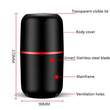 Load image into Gallery viewer, Electric Small Grinder Household Seasoning Miscellaneous Grains Chinese Medicine Coffee Grinder, 220V EU Plug (White), 220V EU Plug (Black), 220V UK Plug (White), 220V UK Plug (Black), 110V US Plug (White), 110V US Plug (Black)