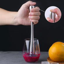 Load image into Gallery viewer, Fruit Crushed Popsicles Crushed Ice Hammer Bartender Mashed Sticks, 23x4x1cm Small, 29.8x4x1.3cm Large