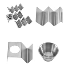 Load image into Gallery viewer, Baking Stainless Steel Pancake Rack Buffet Tools With Cup, With Cup, With Handle, Without Handle