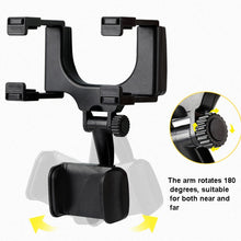 Load image into Gallery viewer, 2 PCS Car Rearview Mirror Mobile Phone Bracket Tachograph Fixing Clip, 2pcs Rearview Mirror Mobile Phone Bracket