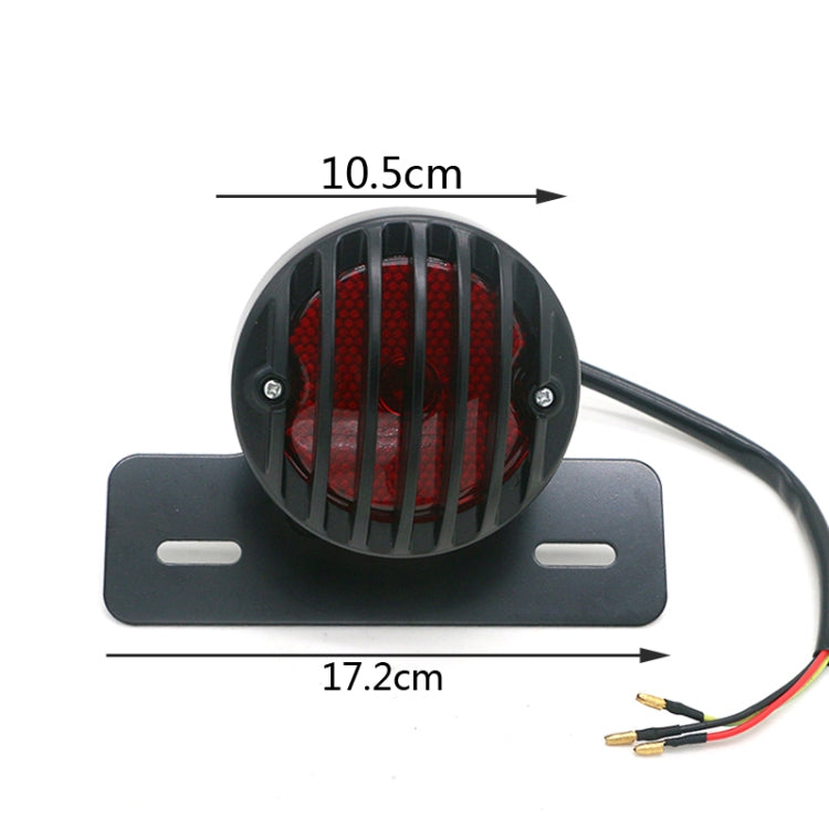 Motorcycle Accessories Retro Waning Tail Light Electric Car Brake Light Card Frame Light Modified Tail Light, Card Frame Light