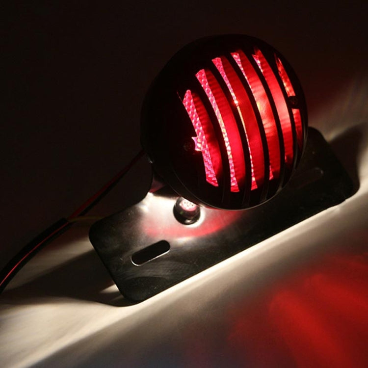 Motorcycle Accessories Retro Waning Tail Light Electric Car Brake Light Card Frame Light Modified Tail Light, Card Frame Light