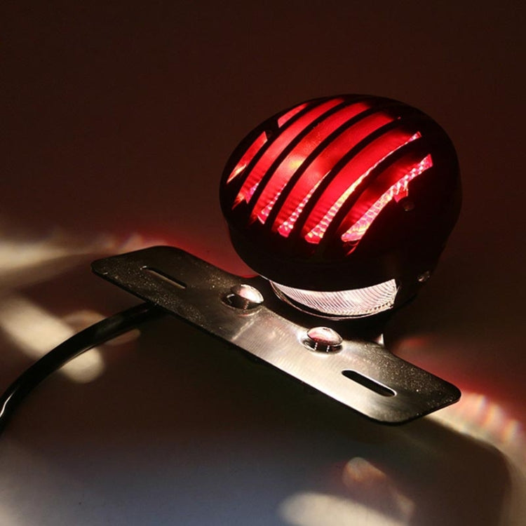 Motorcycle Accessories Retro Waning Tail Light Electric Car Brake Light Card Frame Light Modified Tail Light, Card Frame Light