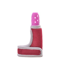Load image into Gallery viewer, ZT001 Baby Silicone Molar Finger Cots Children Anti-Bite Hand Breathable Thumb Cots Teether Maternal And Baby Products, Pink, Yellow, Red, Blue, Blue Transparent, Red Transparent, Coffee Color-Red, Coffee Color-Purple, Coffee Color-Transparent