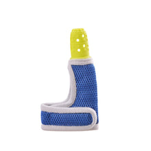 Load image into Gallery viewer, ZT001 Baby Silicone Molar Finger Cots Children Anti-Bite Hand Breathable Thumb Cots Teether Maternal And Baby Products, Pink, Yellow, Red, Blue, Blue Transparent, Red Transparent, Coffee Color-Red, Coffee Color-Purple, Coffee Color-Transparent