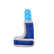 Load image into Gallery viewer, ZT001 Baby Silicone Molar Finger Cots Children Anti-Bite Hand Breathable Thumb Cots Teether Maternal And Baby Products, Pink, Yellow, Red, Blue, Blue Transparent, Red Transparent, Coffee Color-Red, Coffee Color-Purple, Coffee Color-Transparent