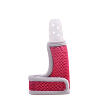 Load image into Gallery viewer, ZT001 Baby Silicone Molar Finger Cots Children Anti-Bite Hand Breathable Thumb Cots Teether Maternal And Baby Products, Pink, Yellow, Red, Blue, Blue Transparent, Red Transparent, Coffee Color-Red, Coffee Color-Purple, Coffee Color-Transparent
