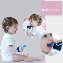 Load image into Gallery viewer, ZT001 Baby Silicone Molar Finger Cots Children Anti-Bite Hand Breathable Thumb Cots Teether Maternal And Baby Products, Pink, Yellow, Red, Blue, Blue Transparent, Red Transparent, Coffee Color-Red, Coffee Color-Purple, Coffee Color-Transparent
