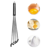 Load image into Gallery viewer, Manual Whisk Stainless Steel Glass Bead Egg Whisk Kitchen Household Hand-Held Baking Tools Type A 12 Inch, Type A 12 Inch, Type A 10 Inch, Type B 12 Inch, Type B 10 Inch, Type C 12 inch, Type C  10 Inch