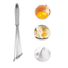 Load image into Gallery viewer, Manual Whisk Stainless Steel Glass Bead Egg Whisk Kitchen Household Hand-Held Baking Tools Type A 12 Inch, Type A 12 Inch, Type A 10 Inch, Type B 12 Inch, Type B 10 Inch, Type C 12 inch, Type C  10 Inch