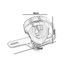 Load image into Gallery viewer, Universal Retro Waning Tail Light Motorcycle Modified Rear Tail Light Brake Light, Black, Silver