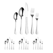 Load image into Gallery viewer, 20 in 1 Stainless Steel Cutlery Steak Cutlery Set, True Color, Golden, Rose Gold, Colorful, Black