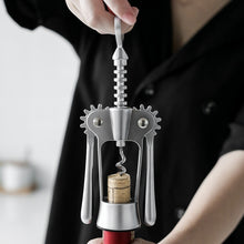 Load image into Gallery viewer, Kitchen Multifunctional Manual Wine Zinc Alloy Bottle Opener, Zinc Alloy Silver