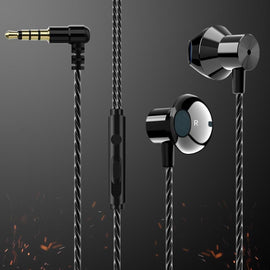 F12 Elbow Earbud Headset Wire Control With Wheat Mobile Phone Headset