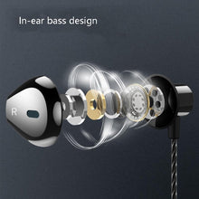 Load image into Gallery viewer, F12 Elbow Earbud Headset Wire Control With Wheat Mobile Phone Headset
