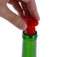 Load image into Gallery viewer, 5pcs Screw Shape Red Wine Preservation Silicone Bottle Stopper Random Colour Delivery, Screw Shape