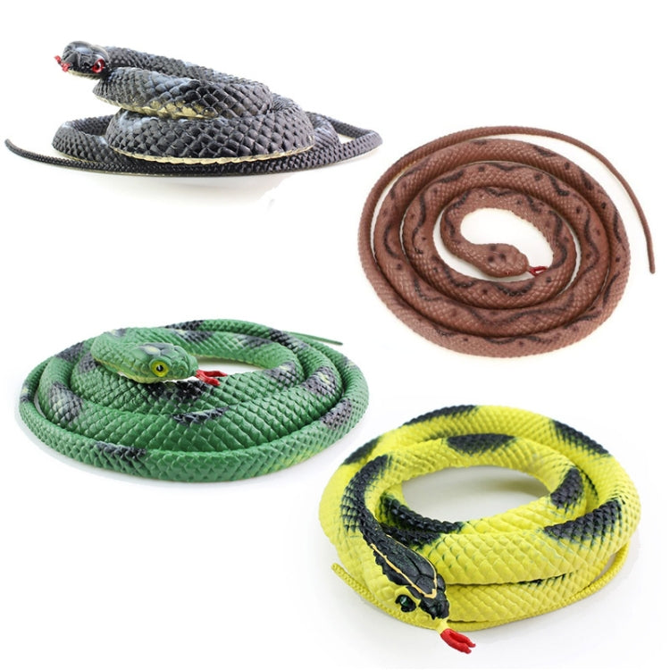 2 PCS Boa Constrictor Tricky Toy Mischief Scary Simulation Snake