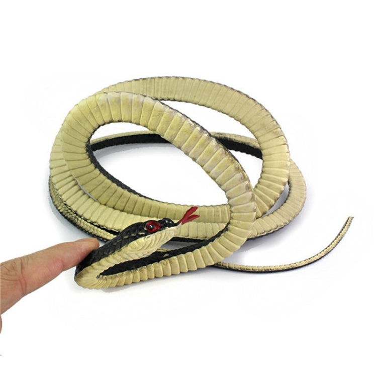 2 PCS Boa Constrictor Tricky Toy Mischief Scary Simulation Snake