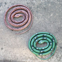 Load image into Gallery viewer, 2 PCS Boa Constrictor Tricky Toy Mischief Scary Simulation Snake